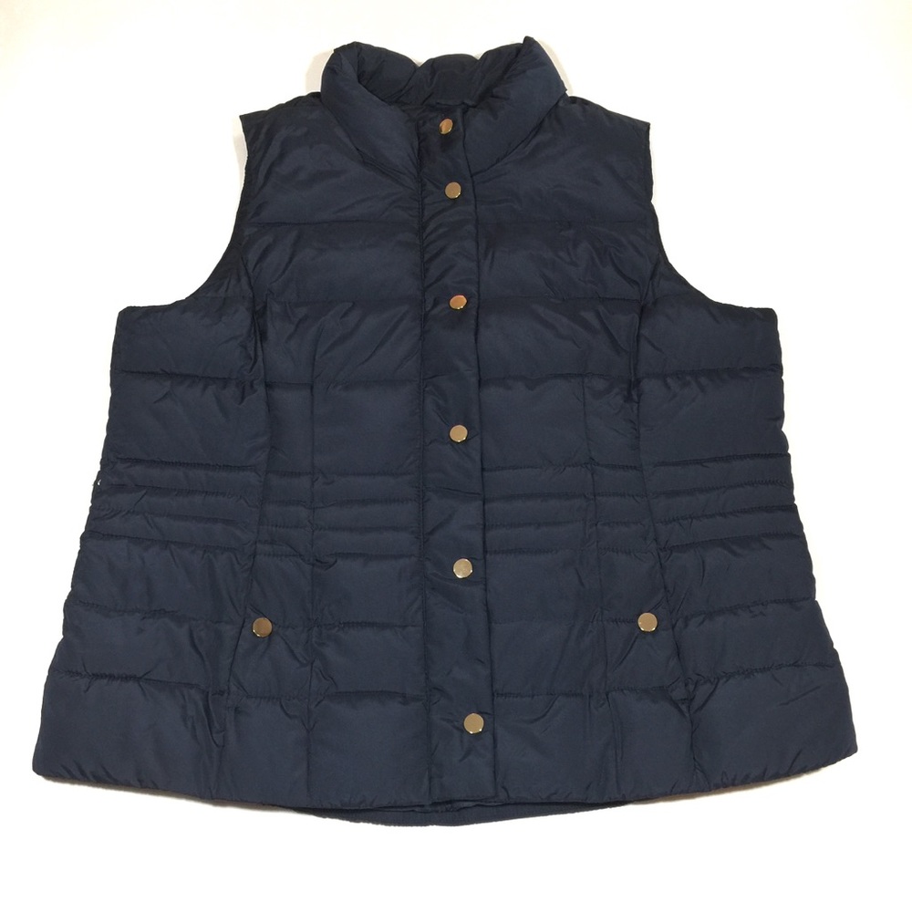 Charter Club X-LARGE Navy Blue Puffer Vest